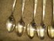 6 Rogers 1941 Gardenia Place Or Oval Soup Spoons Is Silverplate Flatware & Silverware photo 2
