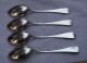 4 Reed & Barton Spanish (1884) Dessert / Oval Soup Spoons - No Mono - Nr Flatware & Silverware photo 2