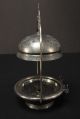 Pairpoint Quadruple Silverplate Antique Basket Stand Domed Butter Server Dish Butter Dishes photo 1
