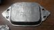 Pretty Stainless Steel,  Pewter,  ? Server Tray With Spoon And Fork Metalware photo 6