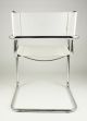 Modern Bauhaus Mart Stam Cantilever Armchair With White Leather, 1900-1950 photo 3