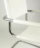 Modern Bauhaus Mart Stam Cantilever Armchair With White Leather, 1900-1950 photo 6