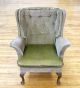 Edwardian Wing Armchair Queen Anne Revival Fireside Chair Antique 1900-1950 photo 2