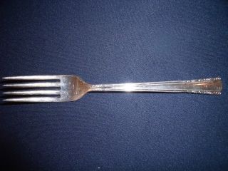 Holmes & Edwards 1951 May Queen Silver Plate Fork photo