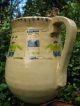 Antique Folk Art Pottery Jug Primitive Design Aafa Country Hand Made Art Unique Primitives photo 2