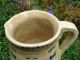 Antique Folk Art Pottery Jug Primitive Design Aafa Country Hand Made Art Unique Primitives photo 6
