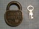 Brass Lock - Titanic - Simmons Wireless - Cqd - With Key Locks & Keys photo 2