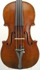 Wonderful Old Antique Violin,  Grafted Neck,  19th Century, String photo 1