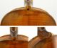 Wonderful Old Antique Violin,  Grafted Neck,  19th Century, String photo 5