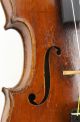 Wonderful Old Antique Violin,  Grafted Neck,  19th Century, String photo 7