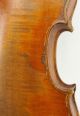 Wonderful Old Antique Violin,  Grafted Neck,  19th Century, String photo 8