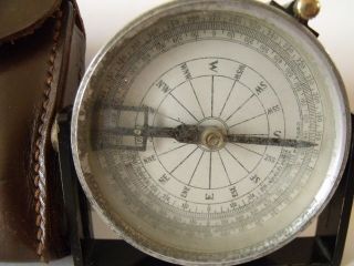 19th Century Handle Compass & Clinometer J H Steward Strand London photo