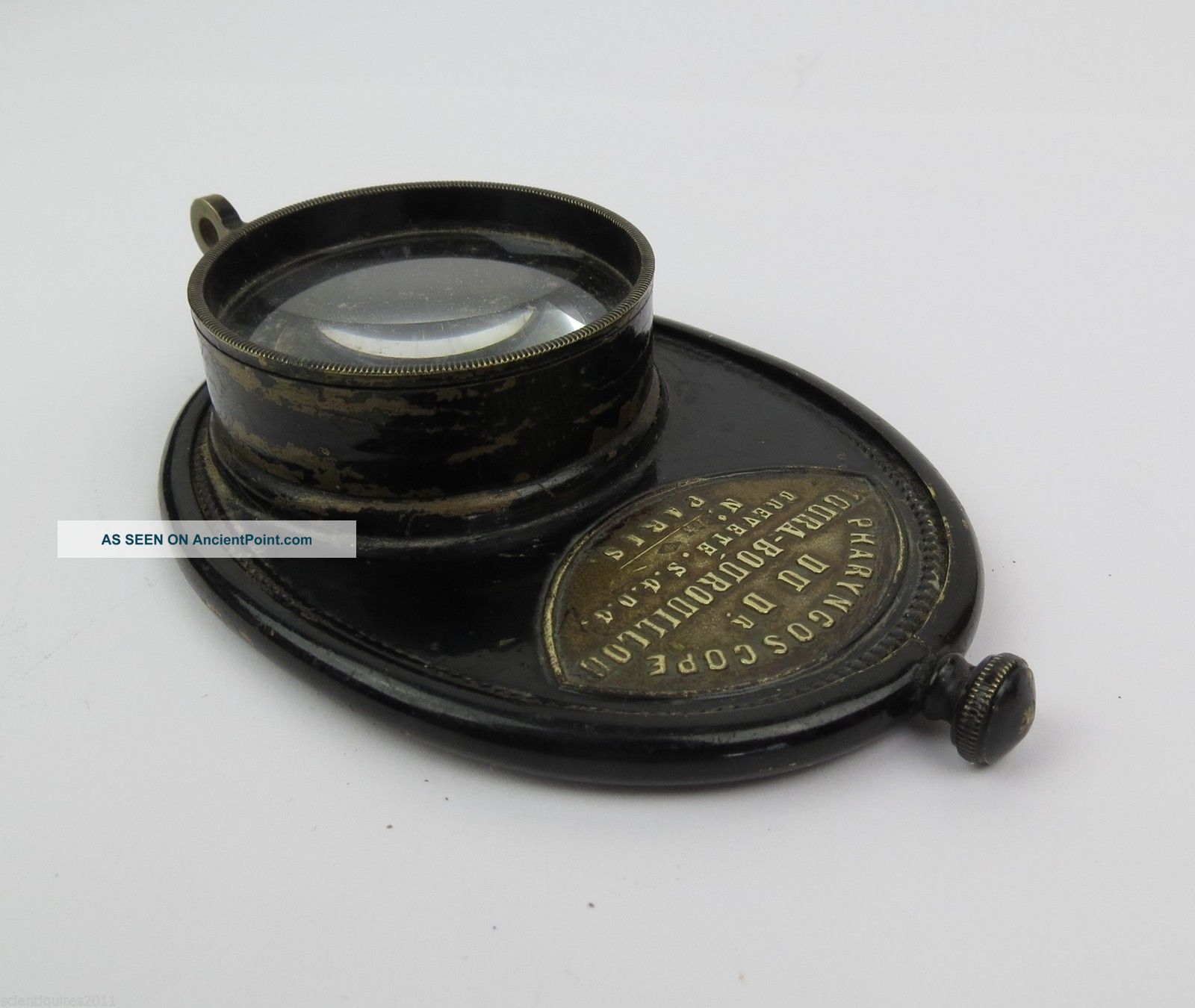Rare Brass Pharyngoscope By Dr Moura - Bourouillou.  Paris.  C1860s Other photo