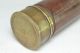 Antique Victorian Fire Gilded Brass Leather Telescope C1800 ' S Other photo 10