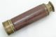 Antique Victorian Fire Gilded Brass Leather Telescope C1800 ' S Other photo 4