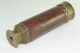 Antique Victorian Fire Gilded Brass Leather Telescope C1800 ' S Other photo 6