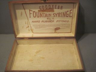 Old Goodyear 7 Box For Rubber Syringe W/issues (k) photo