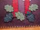 Handmade Penny Rug Table Runner Christmas Candles And Holly Primitives photo 2