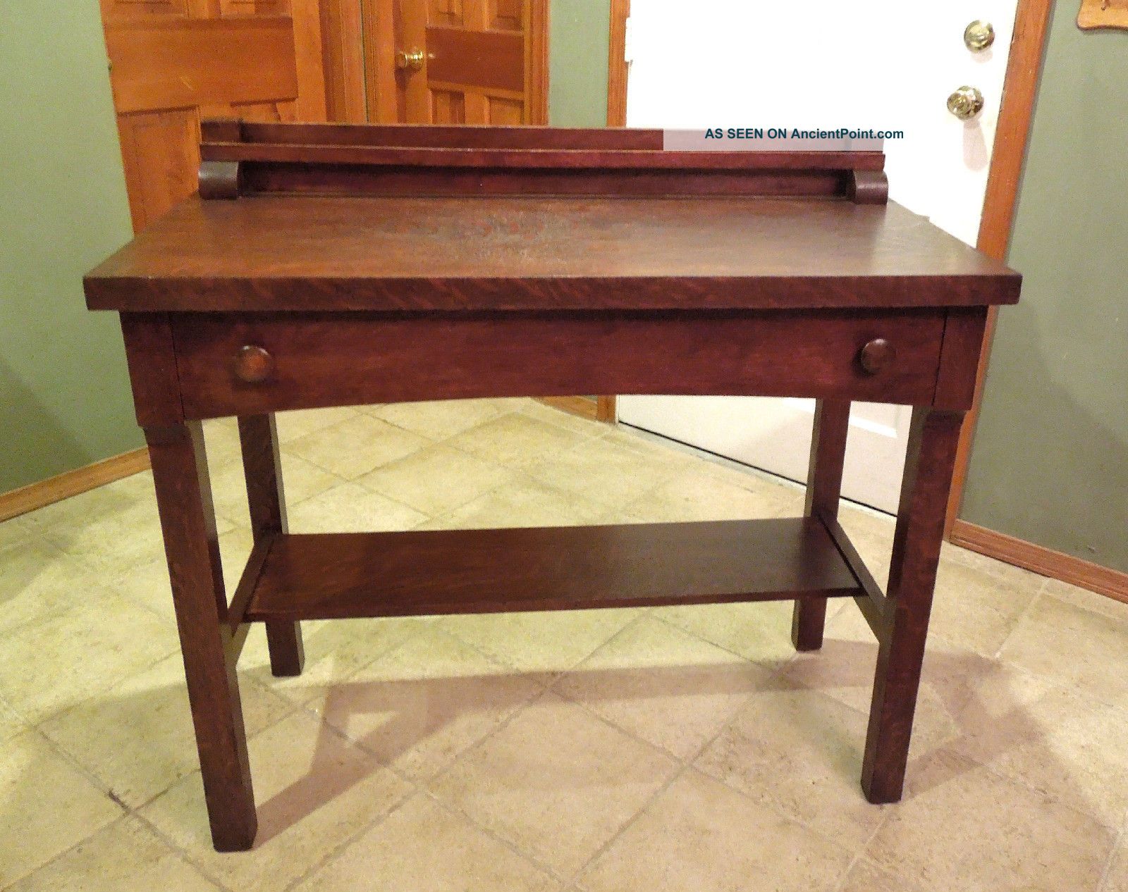 To Nyc/nj/eastern Pa Area Mission Tiger Oak Server,  Buffet,  Stickley? 1900-1950 photo