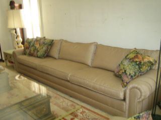 Down Filled Couch And Chair Hollywood Regency photo