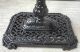 Antique Victorian Wrought Iron Painted Pedestal Stand Other photo 2
