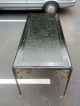 Rare Antique Italian Glass - Topped Table With Cast Iron Base 1900-1950 photo 1