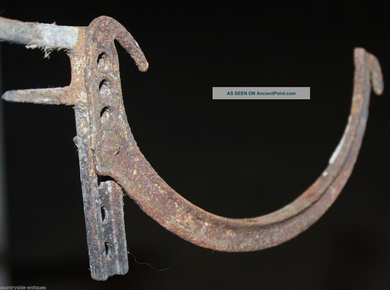 Of 16 Antique Victorian Iron Gutter Brackets 19th Century Primitive Hangers Primitives photo