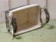 Primitive Rusty Rectangular Metal Wire Basket Double Metal Handles Primitives photo 3