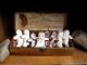 Primitive Homestead Early Cabin Pantry Ginger Bread Man Gingerbread Bowl Ornies Primitives photo 3