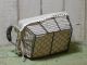 Primitive Rusty Small Rectangular Metal Wire Basket Double Metal Handles Primitives photo 4