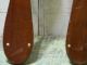 Set Of Two Wood And Metal Large Spoon And Fork Primitives photo 5