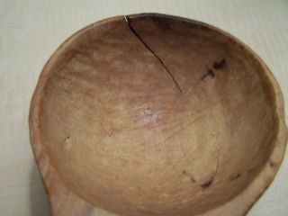 Antique Primitive Wooden Ladle Hand Carved Wooden Spoon House Decor Kitchen 16 