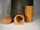 Aafa German 19th C Turned Wood Apothecary Jars Treenware Painted Apothecary Jar Primitives photo 8