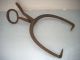 Antique Forged Iron Primitive Ice Tongs - Primitives photo 1