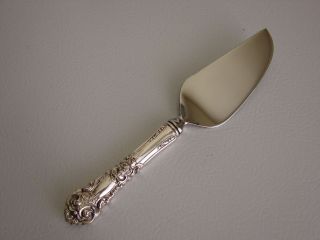 Reed & Barton - French Renaissance - Sterling Silver - Cheese Knife & Server photo