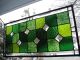 Gorgeous Greens Large Stained Glass Window Panel Nr 1940-Now photo 6