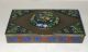 Old Chinese Repousse Cloisonne Enamel Humidor Jar Box Boxes photo 1