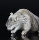 Nicely Carved Old Chinese Grey Jade Statue Carving Of Qilin Foo Dogs photo 2