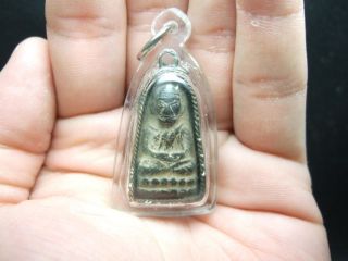 Phra Lp Tuad Taud 2500,  Old Antique Pattanee Wat Changhai Thai Buddha Amulet photo