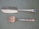 Antique Mappin & Webb Silver Princes Plate Serving Knife & Community Fork Set Flatware & Silverware photo 1
