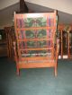 Antique Carved Morris Chair Arts & Crafts Movement photo 4