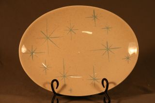 Atomic Starburst Celeste Platter Large Oval 13 