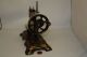 Sewing Machine Toy Antique German Muller Mini Hand Metal Tole Birds Of Paradise Sewing Machines photo 5
