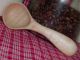 Figured Maple Handcarved Wooden Sugar Coffee Scooper Spoon Petite Rice Bean Peas Primitives photo 1