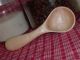 Figured Maple Handcarved Wooden Sugar Coffee Scooper Spoon Petite Rice Bean Peas Primitives photo 3