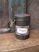 Antique Tin Sugar Shaker Dressed Up For Christmas W Xmas Pudding Recipe Primitives photo 5
