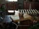 Primitive Old Wood Table Chopping Board Block Primitives photo 4