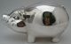 Very Large Tiffany Sterling Silver Modern Figural Pig,  Piggy Bank Other photo 2