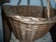 Vintage Swing Handle Market Basket Primitives photo 2