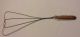 Vtg/old Rug Beater Tool,  Metal With Wood Handle Primitives photo 5